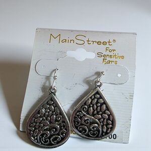 Main Street Silver Teardrop Earrings for Women